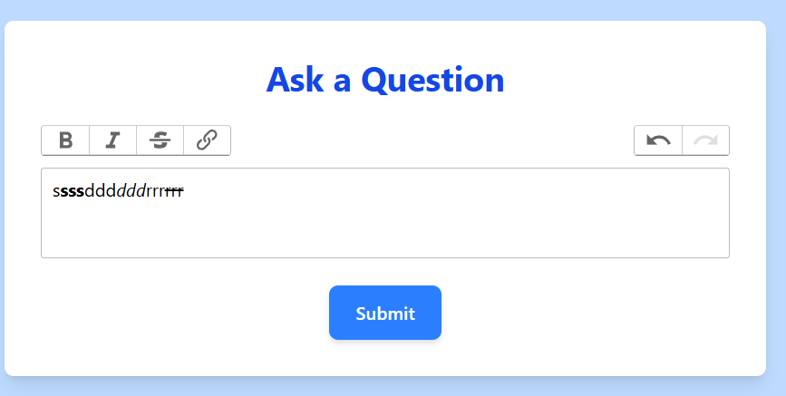 GodTalk Question Asking Page